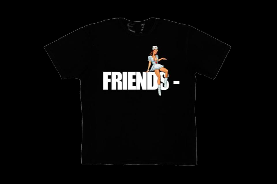 Vlone friends outlet white tee