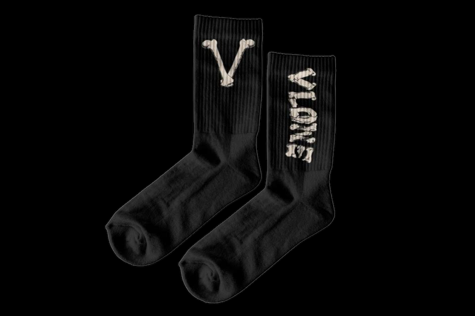 Vlone Black Socks