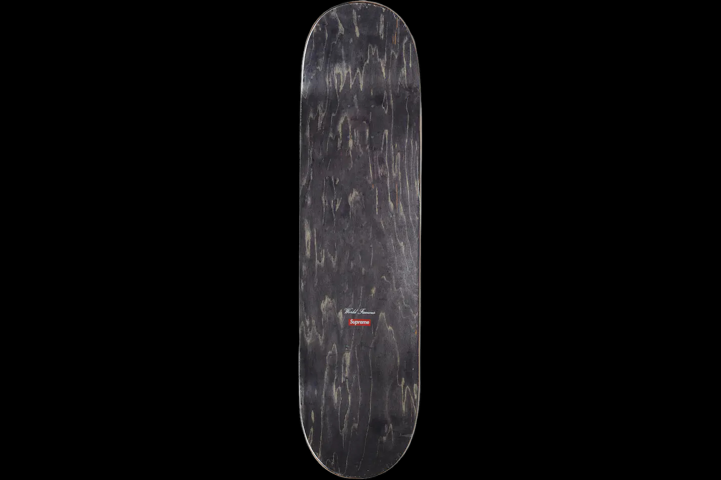 Supreme Black Stack Skateboard (8")