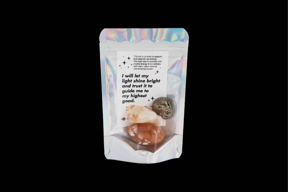 Fire Sign Zodiac Crystal Packs