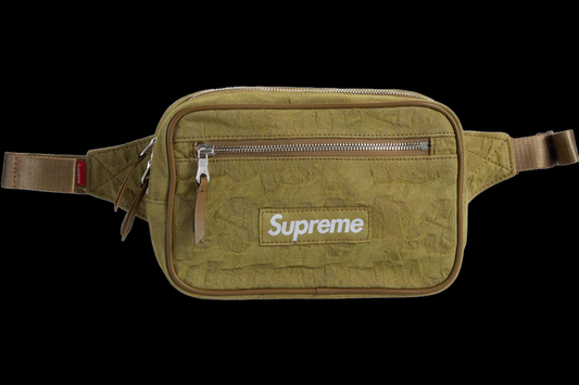 Supreme Olive Fat Tip Jacquard Denim Waist Bag