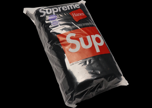 Supreme®/Hanes® Black Boxer Briefs (4 Pack) (2X-Large)