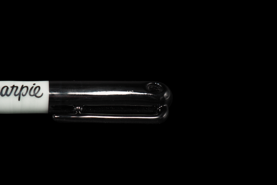 Rone Glass Sharpie Pendant Dabber (OG Grey/Black)