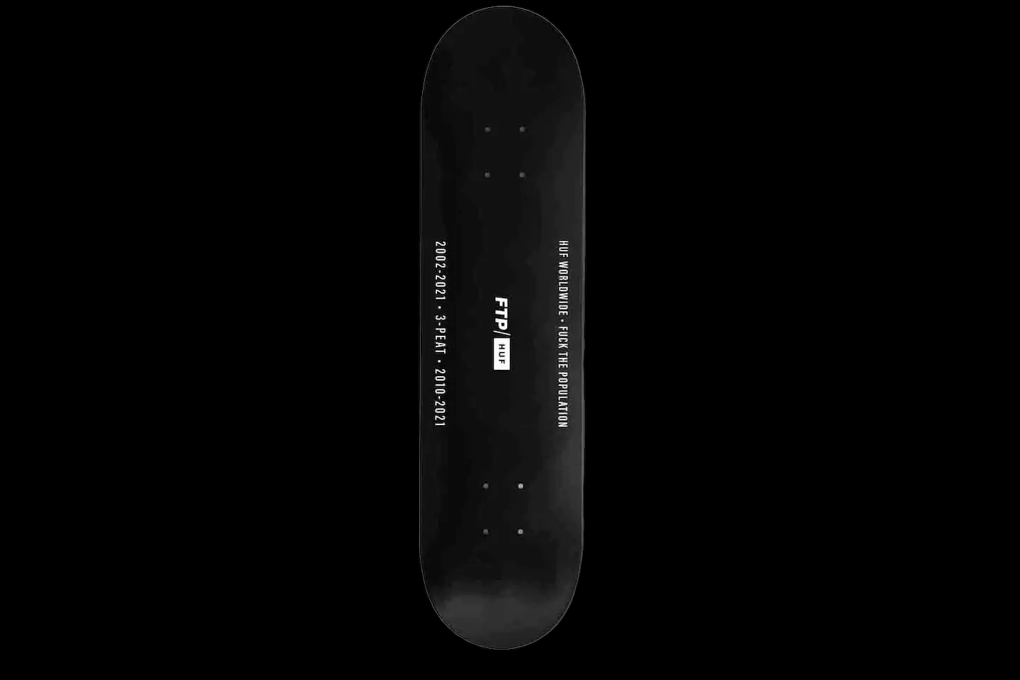 FTP x Huf Three-Peat Skate Deck