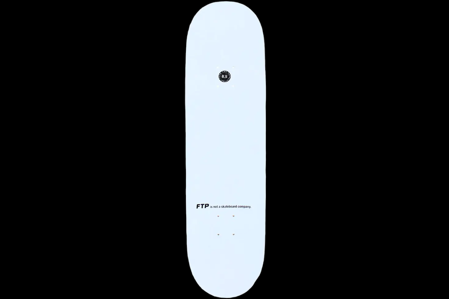 FTP White Scribble Logo Deck