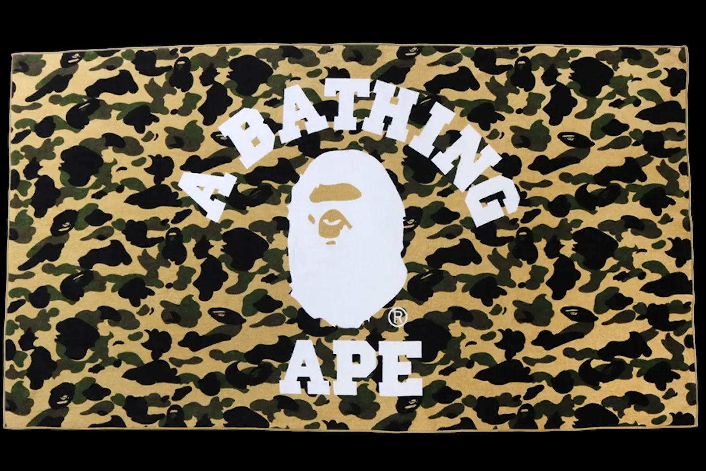 Bape Beige 1st Camo Beach Towel