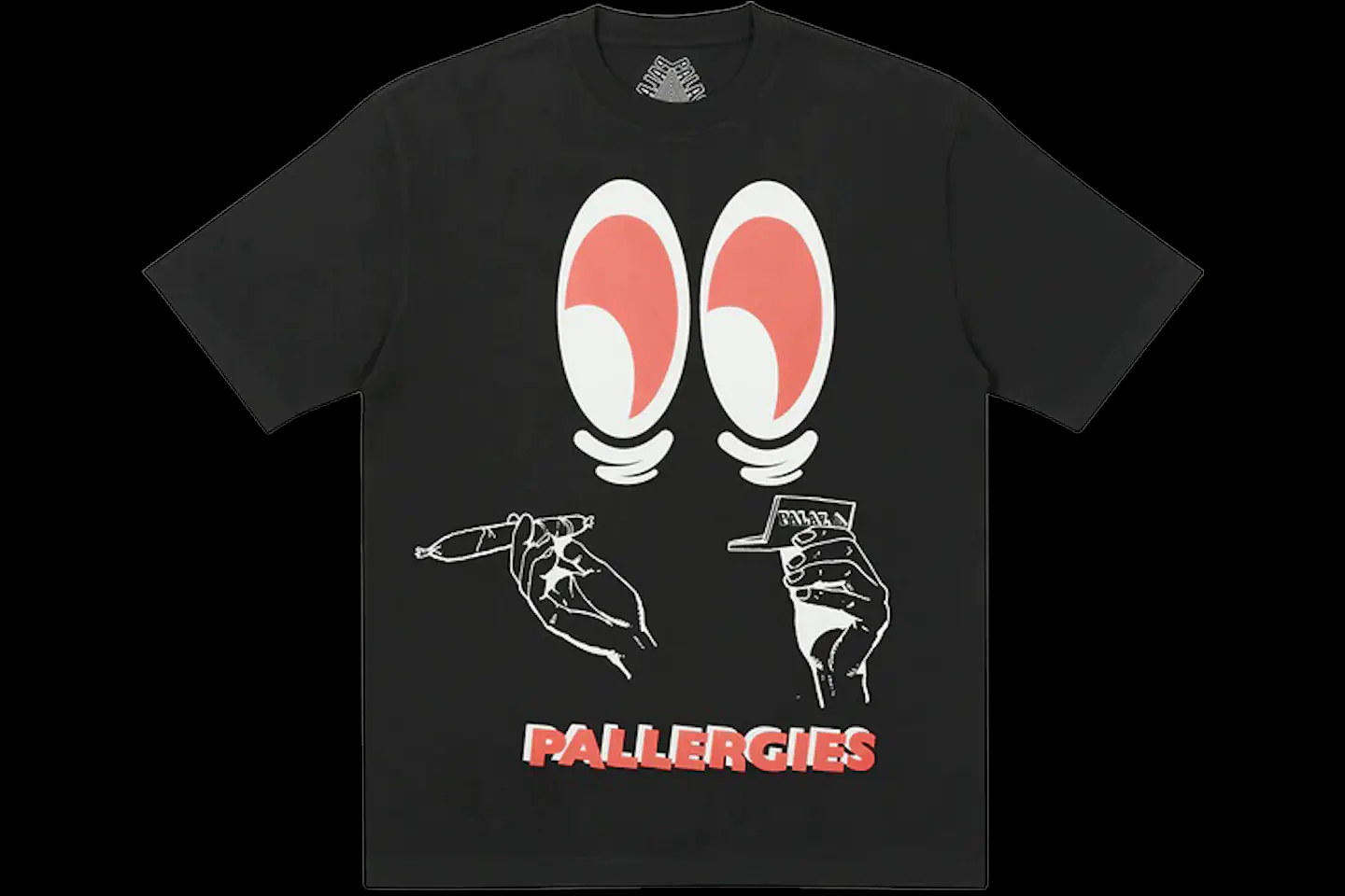 Palace Black Pallergies Tee (Small)