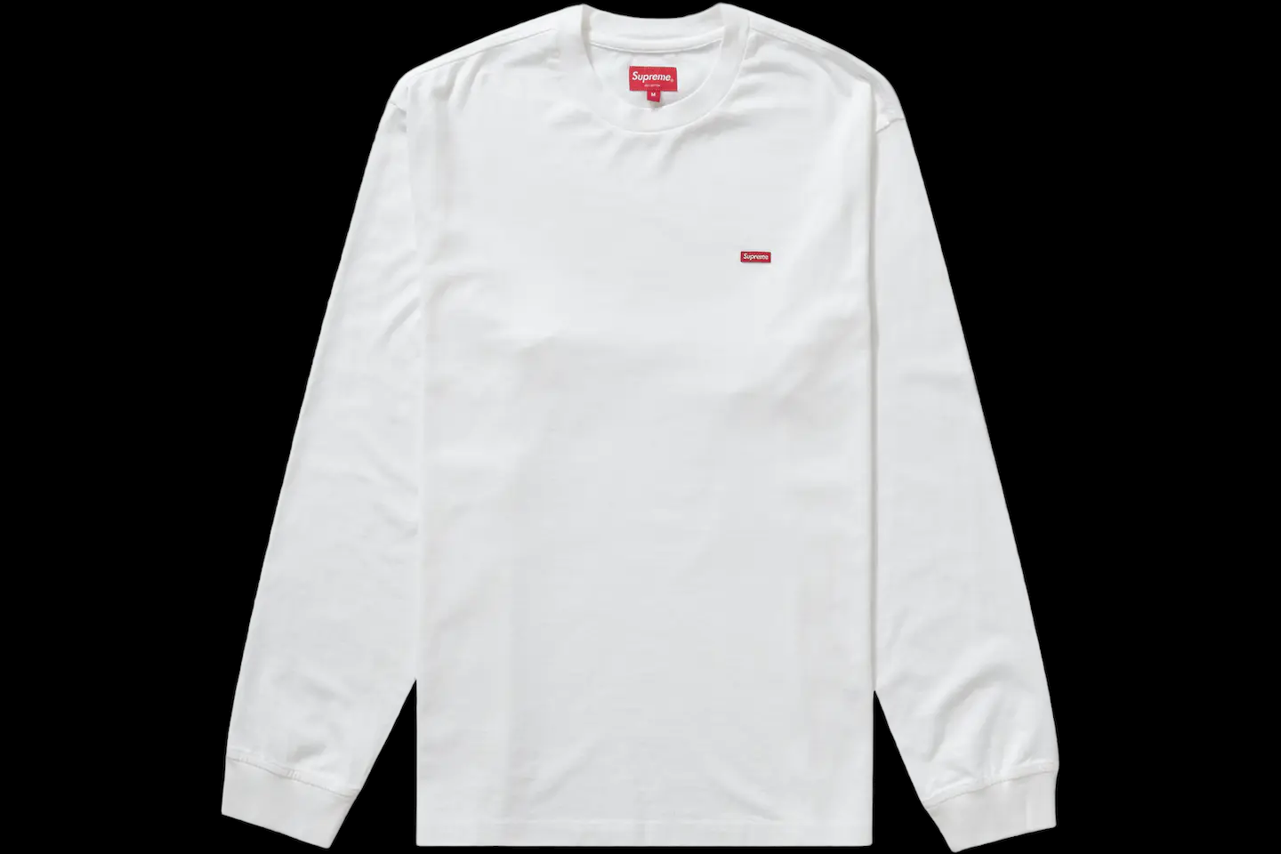 Supreme White Small Box Logo L/S Tee (X-Large)