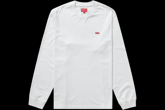 Supreme White Small Box Logo L/S Tee (X-Large)