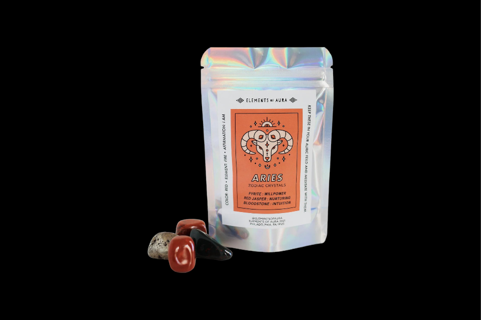 Fire Sign Zodiac Crystal Packs