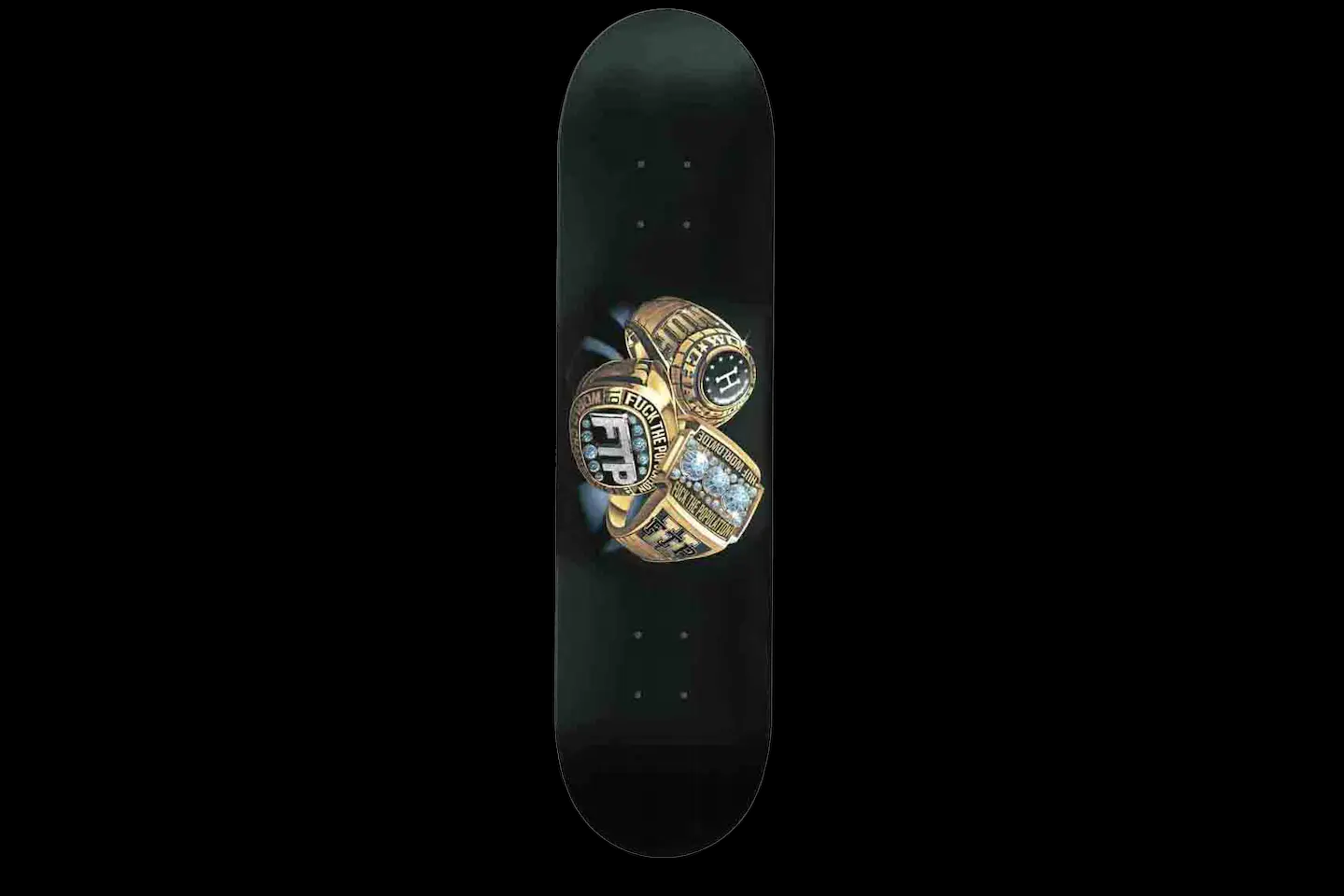 FTP x Huf Three-Peat Skate Deck