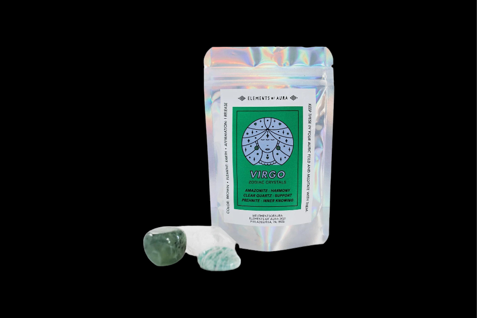 Earth Sign Zodiac Crystal Packs