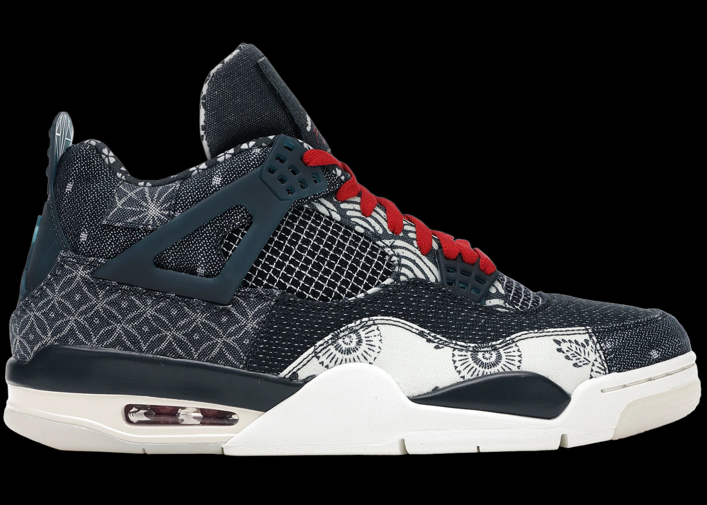 Jordan 4 Retro SE Deep Ocean/Fire Red-Sail-Cement 9.5M