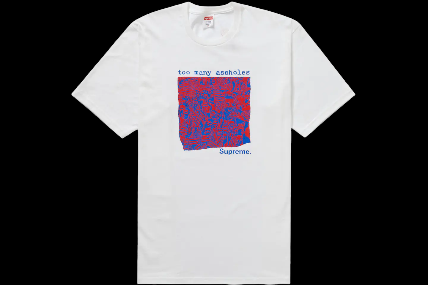 Supreme White Too Many Assholes Tee (Medium) – Fitted Elements