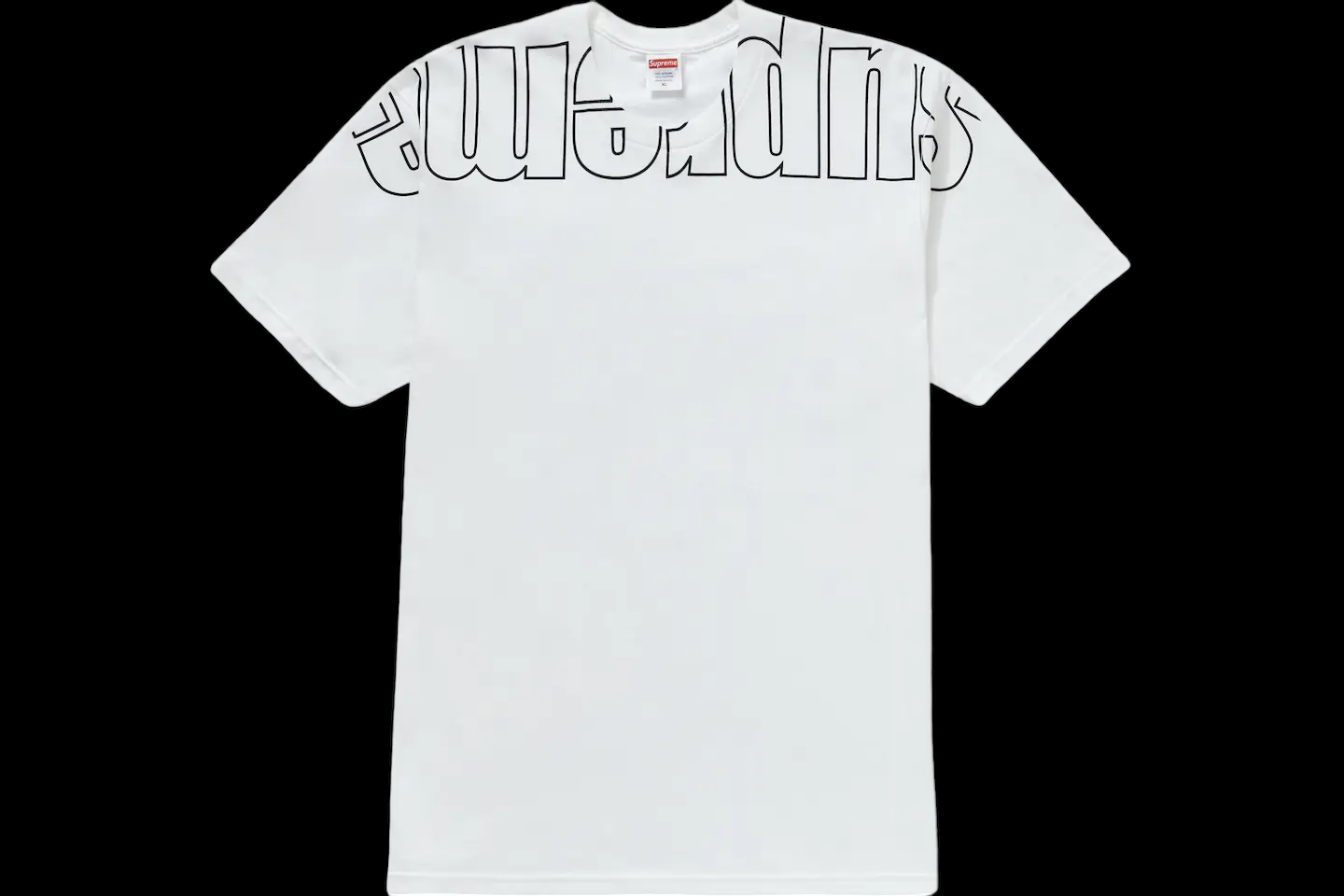 Supreme White Upside Tee (Small)