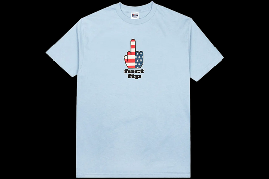 FTP x Fuct Light Blue FTW Finger Tee (Small)