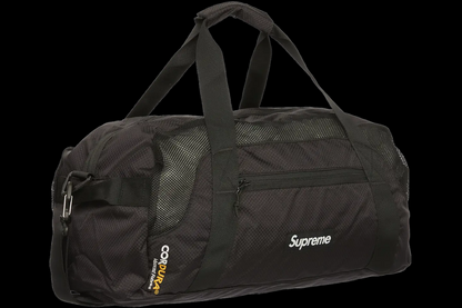 Supreme Black Partial Mesh Duffle