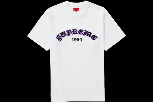 Supreme White Old English Glow Tee (2X-Large)