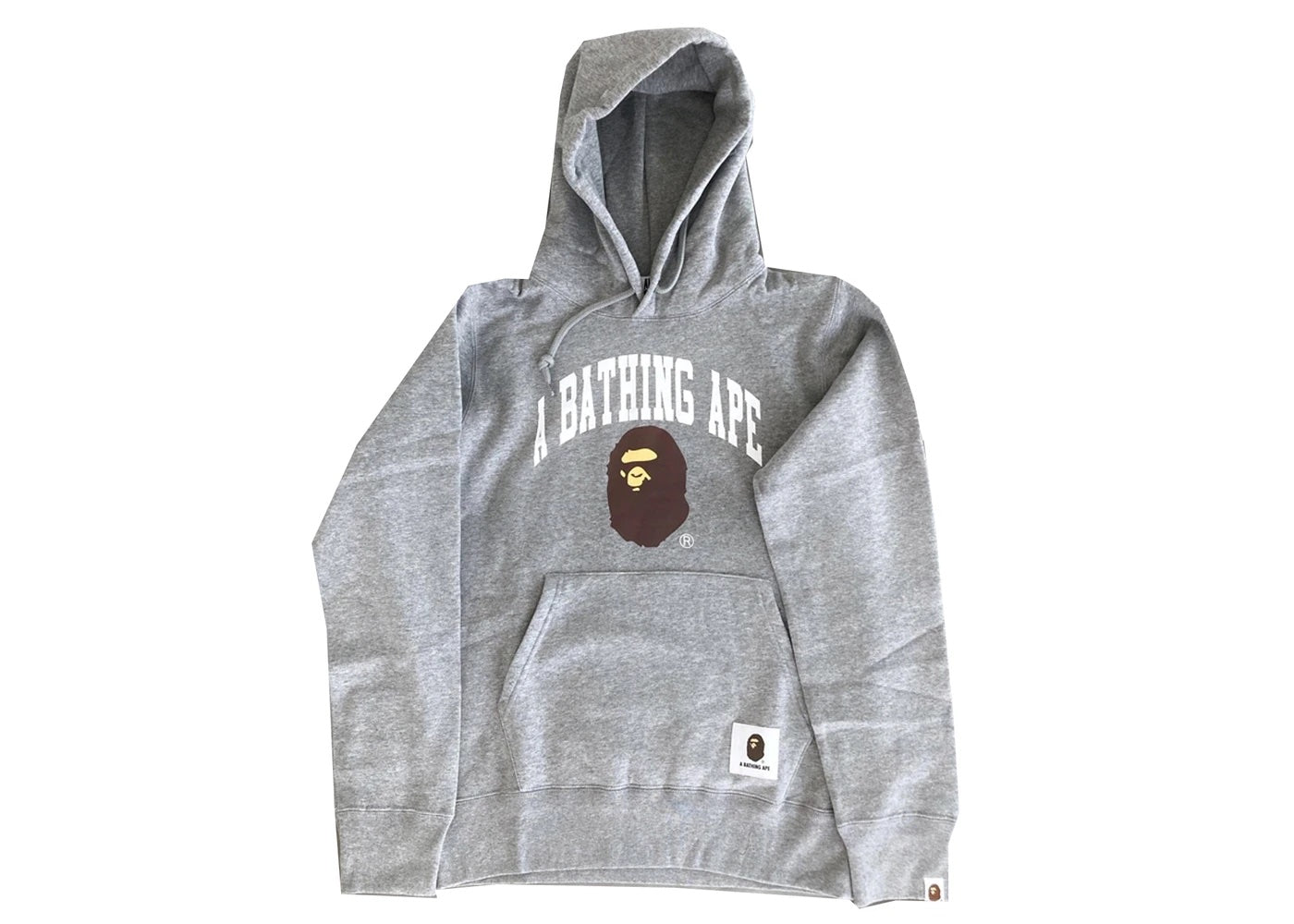 Bape Grey Happy New Year Hoodie (2X-Large)