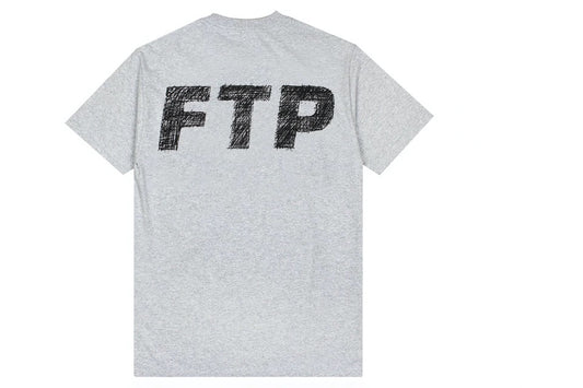 FTP Grey Scribble Logo Tee (Medium)