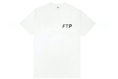 FTP White Scribble Logo Tee (Large)