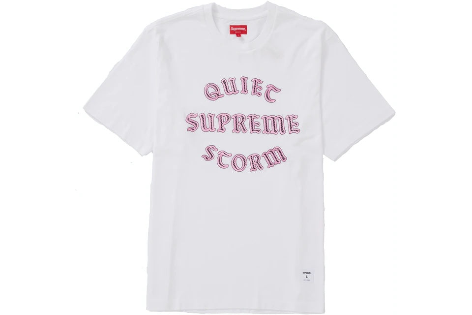 Supreme White Quiet Storm Shirt (Medium)