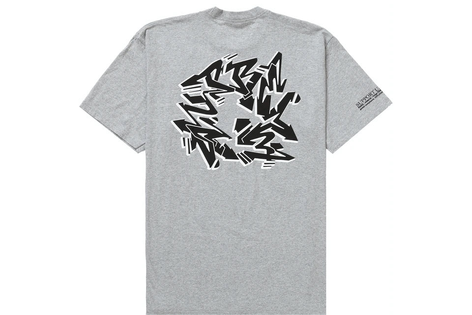 Supreme Grey Support Unit Tee (Large)