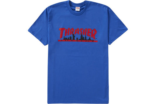 Supreme x Thrasher Blue Skyline Tee (Medium)