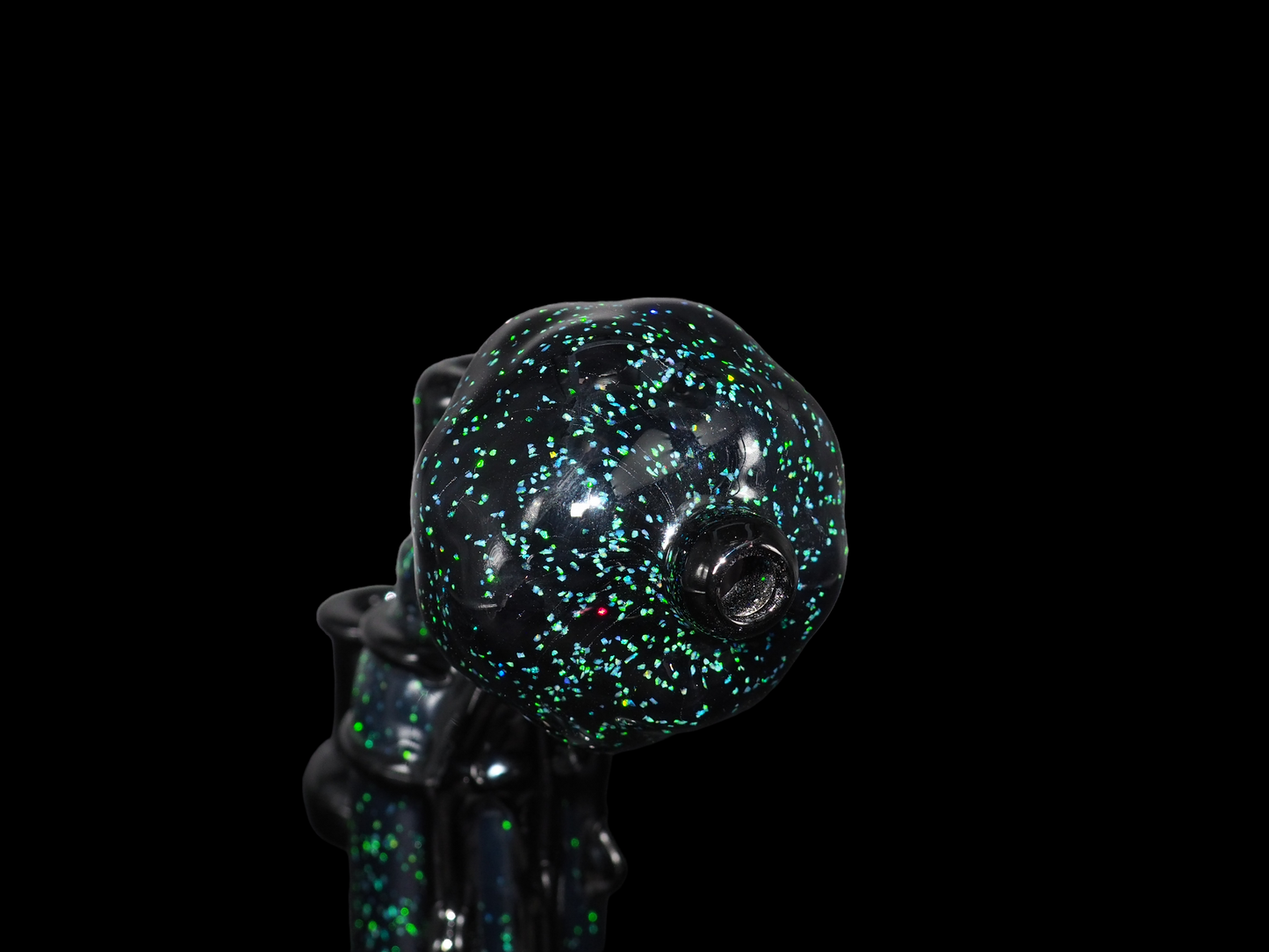 Rone Glass Mini Spray Can Jet Black Crushed Opal