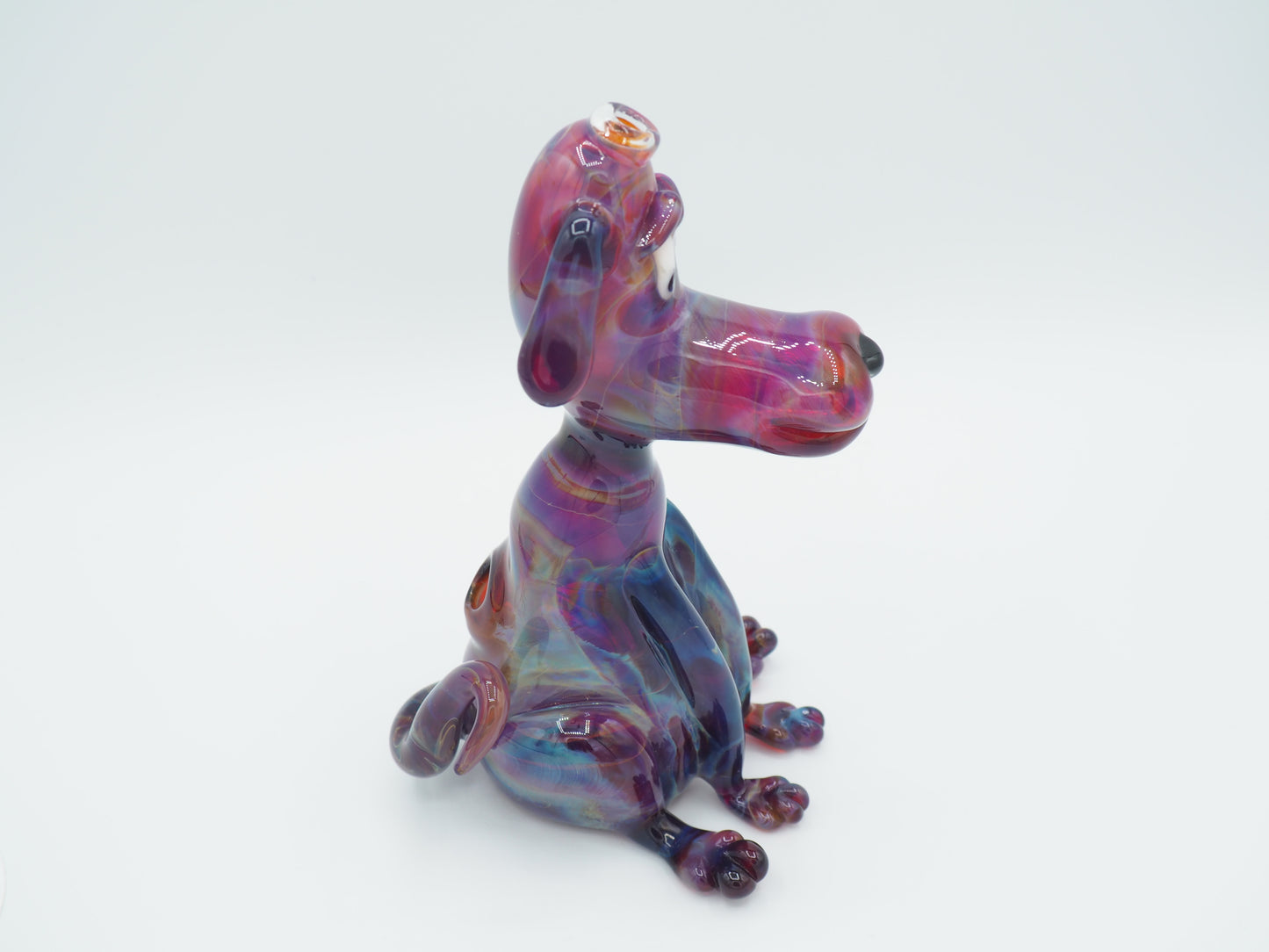 Rush Glass Purple Amber Dog