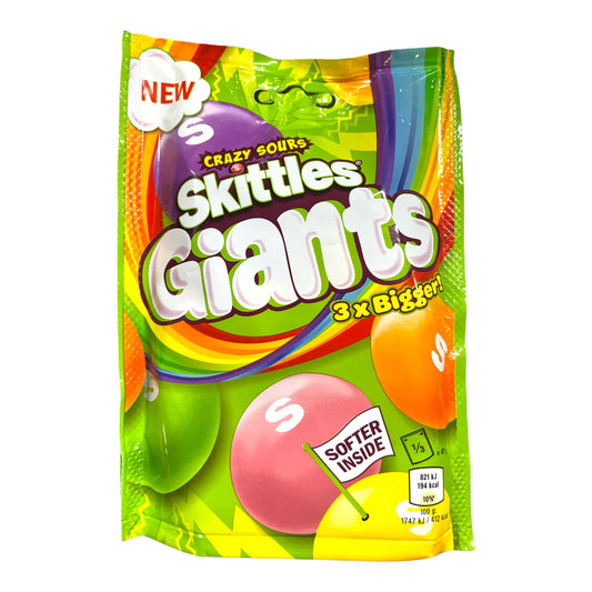 Skittles Giants Crazy Sours (UK)