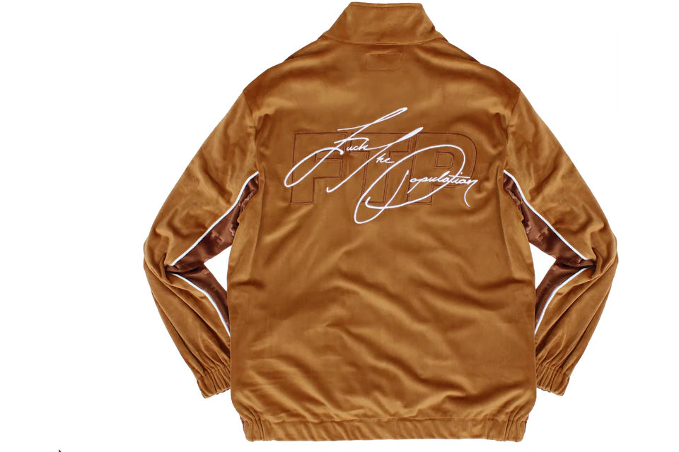 FTP Brown Signature Velour Jacket (2X-Large)