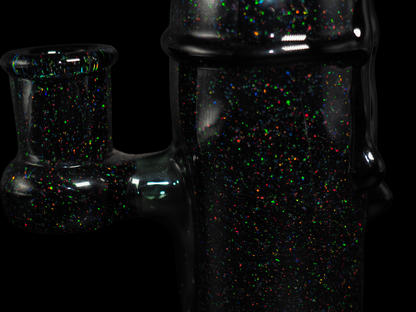 Rone Glass Full Sized Spray Can Jet Black Crushed Opal