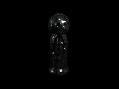 Rone Glass Full Sized Spray Can Jet Black Crushed Opal