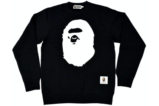 Bape Black Head Logo Crewneck