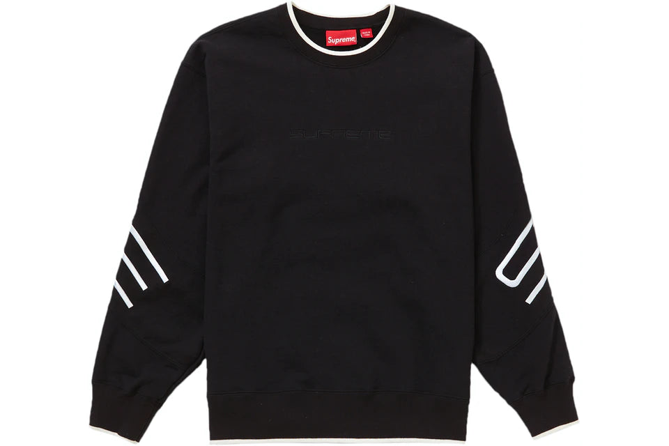 Supreme Black Stretch Crewneck (Large)