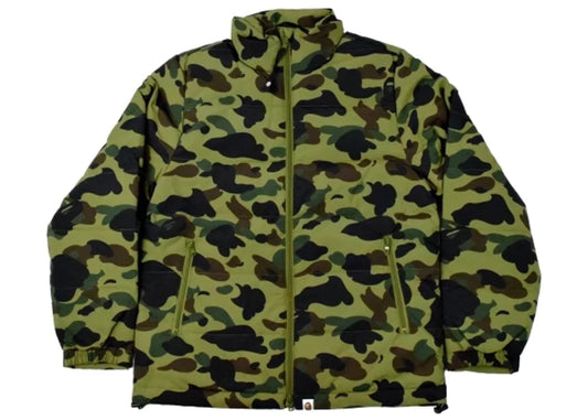 Bape Green Camo Puff Jacket (X-Large)