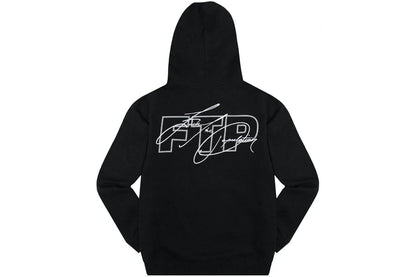 FTP Black Signature Logo Hoodie (Small)