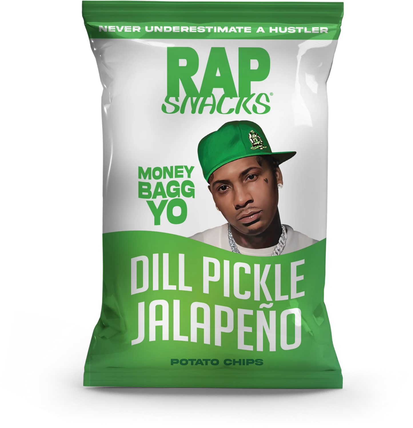 Rap Snacks Moneybagg Dill Pickle Jalapeño Chips