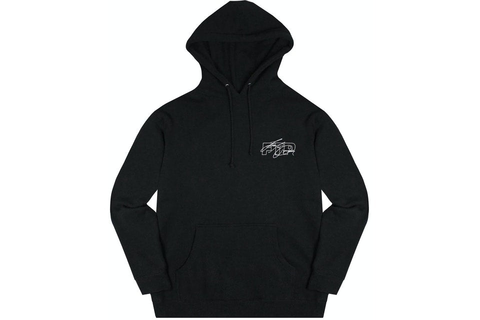 FTP Black Signature Logo Hoodie (Small)