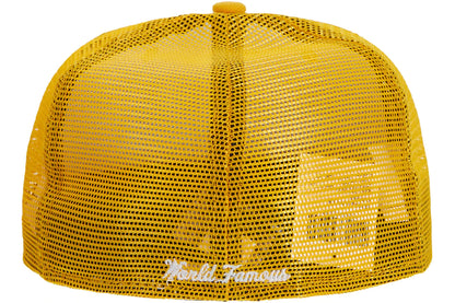 Supreme Yellow Mesh Back New Era (7 1/2)